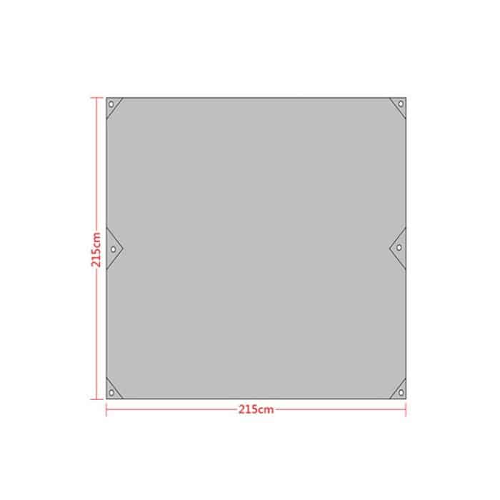 Wasserdichtes Oxford-Gewebe, 420D Oxford-Material, für Camping, Picknick, Strand, Zelt, Dachplane (Größe: 215 x 215 cm), 215x215cm Amry Green, 215x215cm Grey, 215x215cm Blue, 215x215cm Orange – Bild 3