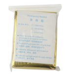 Kompaktes, leichtes, winddichtes, wasserdichtes, wasserdichtes Notfalldecken-Wickelblatt für den Außenbereich für 140 x 210 cm im Freien – Bild 3