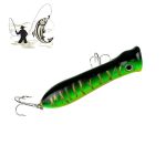 8cm Shrimp Mouth Typ Wasseroberfläche Popper Lure Hit Wasserwellen Climb Angelköder, zufällige Farbabgabe