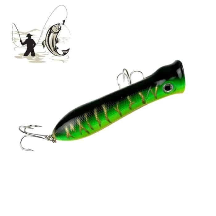 8cm Shrimp Mouth Typ Wasseroberfläche Popper Lure Hit Wasserwellen Climb Angelköder, zufällige Farbabgabe – Bild 1