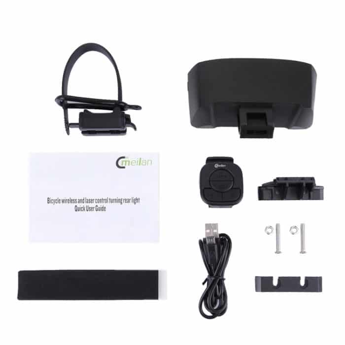 Meilan X5 Wireless Fernbedienung Laser Rückleuchte für Fahrrad, wasserdicht Stufe: IPX4 – Bild 6