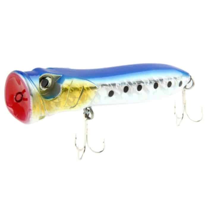 Shrimp Mouth Typ Wasseroberfläche Popper Lure Hit Wasserwellen Climb Fishing Bait, zufällige Farbabgabe – Bild 4