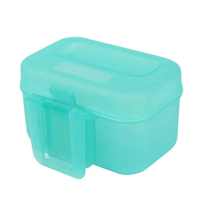 Kunststoff Live Regenwurm Angelgerät Box Bug Shrimp Bait Box (grün) – Bild 3