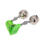 10 PCS Angelzubehör Twin Bells Clip On Angelrute Angelköder Alarm, zufällige Farbabgabe – Bild 4