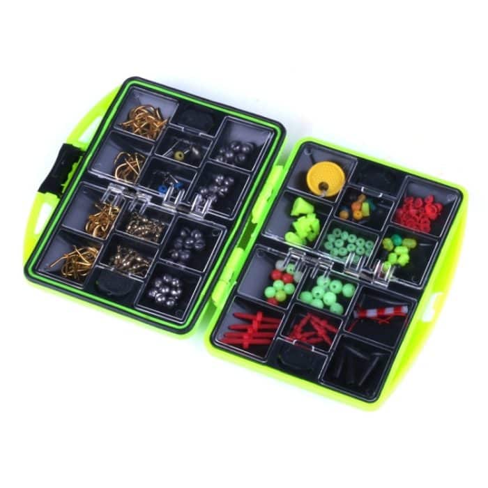 Rock Fishing Boxed Zubehör Angelhaken Space Beans Halteperlen Angelköder Angelwerkzeuge Set – Bild 3