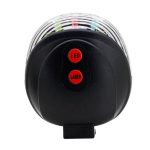 Shell Shape Bicycle Safety Heckwarnrücklicht mit 2 Laserstrahlen und bunten Lichtern – Bild 3