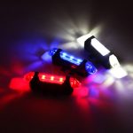 AQY-093 Abnehmbares, über USB wiederaufladbares LED-Fahrradrücklicht – Bild 16