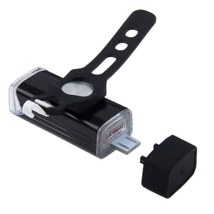 MC-QD001 180 Lumen USB wiederaufladbare LED-Leuchte aus hellem Aluminium mit Lenkerhalterung – Bild 3