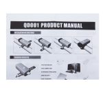 MC-QD001 180 Lumen USB wiederaufladbare LED-Leuchte aus hellem Aluminium mit Lenkerhalterung – Bild 6