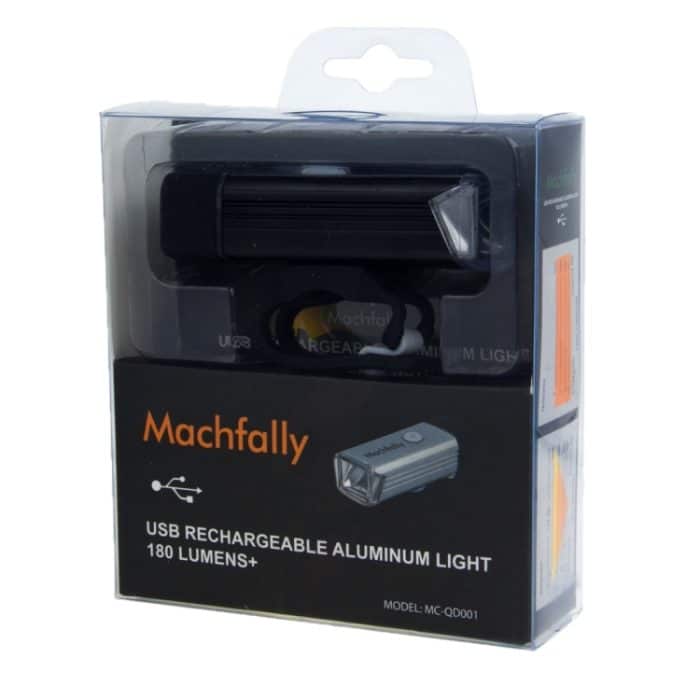 MC-QD001 180 Lumen USB wiederaufladbare LED-Leuchte aus hellem Aluminium mit Lenkerhalterung – Bild 7