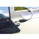 26 cm HDMI zu VGA + Audioausgang Video-Konvertierungskabel mit 3,5 mm Audiokabel, unterstützt Full HD 1080P (schwarz) – Bild 8