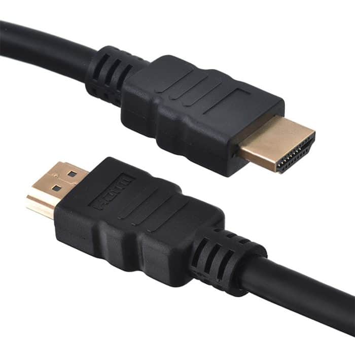1,8 m HDMI 19-poliger Stecker auf HDMI 19-poliger Stecker, 1.3-Version, Unterstützung für HD-TV / Xbox 360 / PS3 usw. (schwarz + vergoldet) – Bild 2
