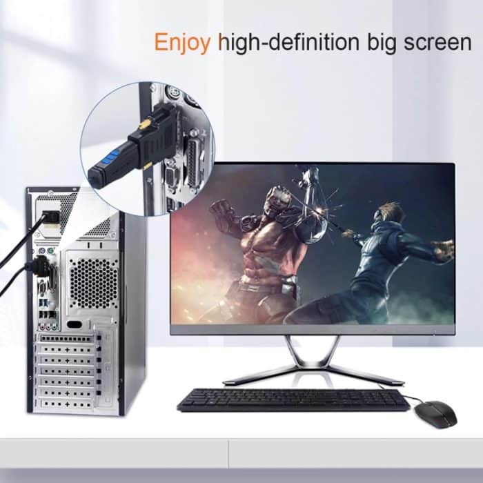 Vergoldeter HDMI 19-Pin-Stecker auf DVI-Buchse, HDMI Male to DVI 24+1Pin Female, HDMI Male to DVI 24+5Pin Female – Bild 5