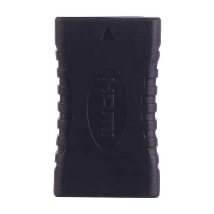 Mini-HDMI-Buchse auf Mini-HDMI-Buchse (vergoldet) (schwarz) – Bild 2