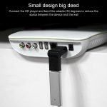 HDMI 19 Pin Stecker auf HDMI 19Pin Buchse SWIVEL (180 Grad) Adapter (vergoldet) (schwarz) – Bild 7