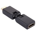 HDMI 19-poliger 360-Grad-Schwenkadapter (vergoldet) (schwarz) – Bild 2