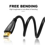 1,8 m vergoldetes 3D 1080P Micro HDMI-Stecker-zu-HDMI-Stecker-Kabel für Mobiltelefon, Kameras, GoPro – Bild 8