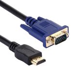 1,8 m HDMI-Stecker auf VGA-Stecker 15-poliges Videokabel (schwarz) – Bild 3