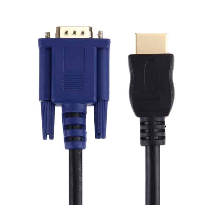 HDMI-Stecker auf VGA-Stecker 15PIN-Videokabel (schwarz) – Bild 4