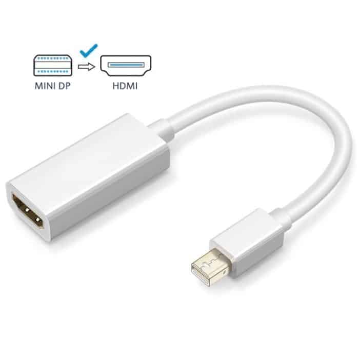 S-PC-0358.jpg Full HD 1080P Mini DisplayPort Stecker auf HDMI Buchse Kabeladapter, Länge: 20 cm – Bild 1