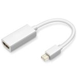 Full HD 1080P Mini DisplayPort Stecker auf HDMI Buchse Kabeladapter, Länge: 20 cm – Bild 2