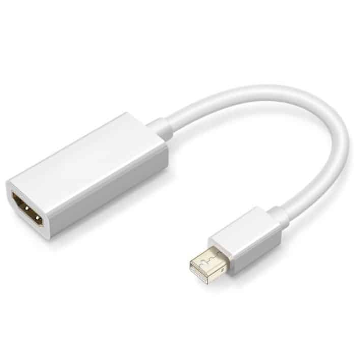 Full HD 1080P Mini DisplayPort Stecker auf HDMI Buchse Kabeladapter, Länge: 20 cm – Bild 2