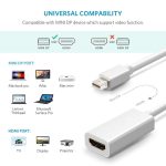 Full HD 1080P Mini DisplayPort Stecker auf HDMI Buchse Kabeladapter, Länge: 20 cm – Bild 7