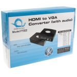 HDMI zu VGA Konverter mit Audio (FY1322) (Schwarz) – Bild 6