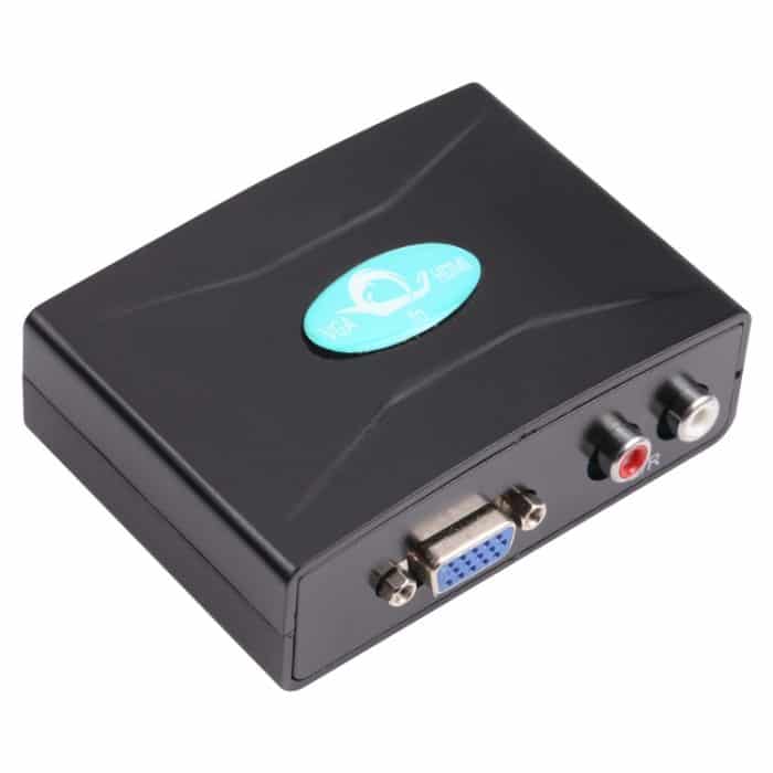 VGA bis HDMI-Konverter mit Audio (FY1316) (Schwarz) – Bild 2