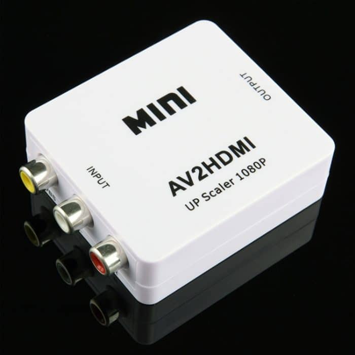Mini CVBS / L + R Audio zu HDMI Konverter Adapter – Bild 1