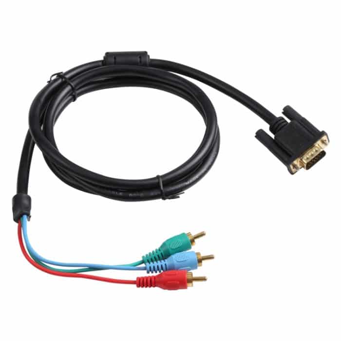 1,5 m VGA-RGB-Kabel (schwarz) – Bild 2