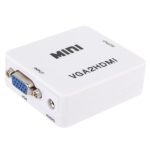 1080P Mini VGA zu HDMI Audio Video Konverter für HDTV, PC, Laptop und DVD