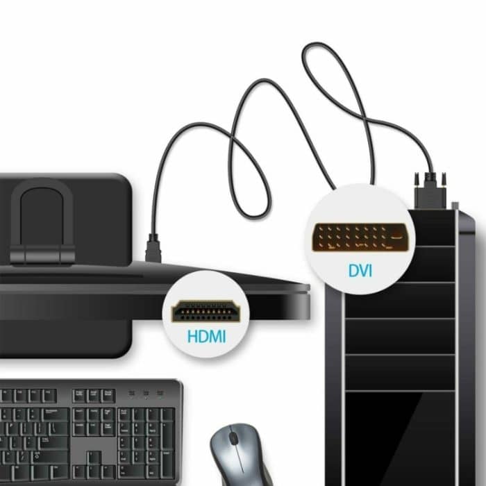 1,8 m HDMI-zu-DVI-Hochgeschwindigkeitskabel, kompatibel mit PlayStation 3 – Bild 4