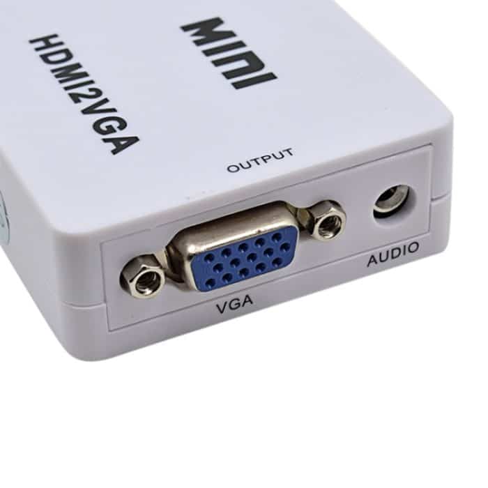 Mini HDMI zu VGA Audio Konverter – Bild 5