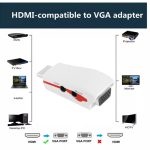 Full HD 1080P HDMI zu VGA Adapter für Strom und Audio – Bild 5