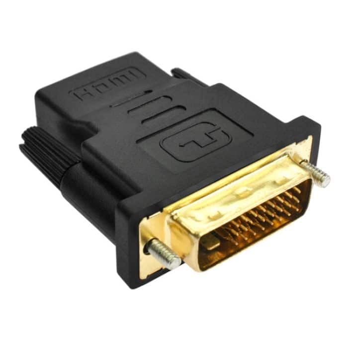 DVI-D 24 + 1 Pin Stecker auf HDMI 19 Pin Buchse Adapter für Monitor / HDTV – Bild 2