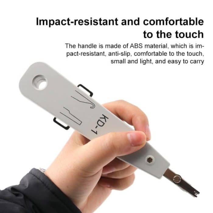 RJ45 / RJ12 / RJ11-Netzwerk BT-Telefonbuchse Multi Punch Insertion Tool (Weiß) – Bild 5