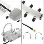 Hochverstärkender 28-dBi-SMA-Stecker 4G 696-960 MHz / 1710-2690 MHz Yagi-Antenne – Bild 3