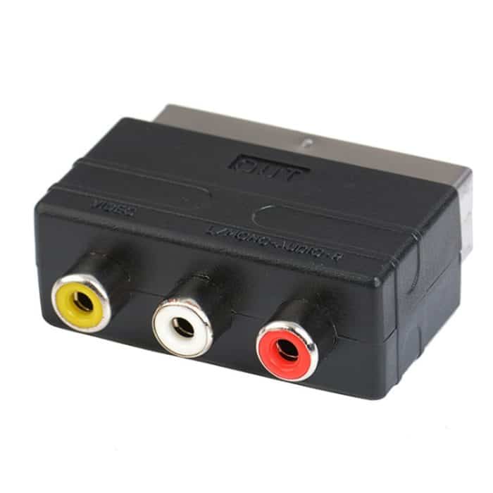 A / V bis 20-poliger SCART-Steckeradapter – Bild 1