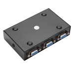 2-Port-VGA-Switchbox, 2-in-1-Ausgang für LCD-PC-TV-Monitor - HD15 (FJ-15-2C) (schwarz) – Bild 3