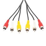 Gute Qualität Audio Video Stereo Cinch AV-Kabel, Länge: 1,5 m – Bild 3