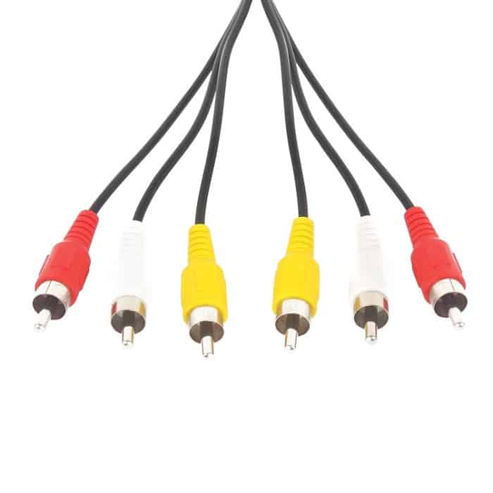 Gute Qualität Audio Video Stereo Cinch AV-Kabel, Länge: 3 m – Bild 3