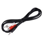 Gute Qualität Buchse 3,5 mm Stereo-RCA-Stecker-Audiokabel, Länge: 1,5 m – Bild 2