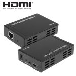 Full HD 1080P HDMI-zu-Extender-Sender + -Empfänger über einen 100 m langen CAT5E / CAT6 (TCP / IP) – Bild 2