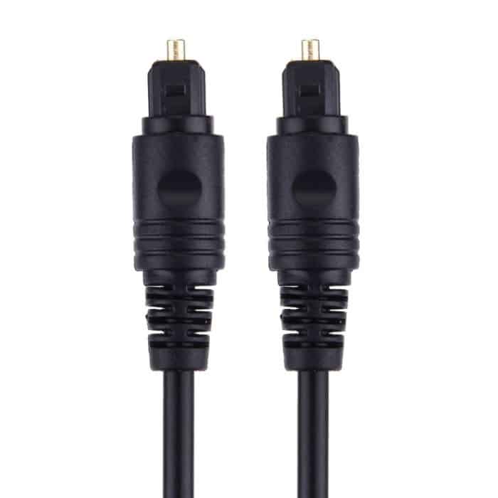 4,0 mm Außendurchmesser Stecker zu Stecker Digitales Audiokabel für Glasfaser für DVD HDTV, Länge: 2 m (schwarz) – Bild 3