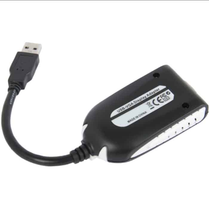 USB 3.0 zu VGA Display Adapter, Auflösung: 1920 x 1080 (Schwarz) – Bild 3