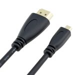 1,5 m Micro HDMI zu HDMI 19-poliges Kabel, Version 1.4 (schwarz) – Bild 4