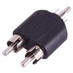 Cinch-Stecker auf 2 Cinch-Steckeradapter