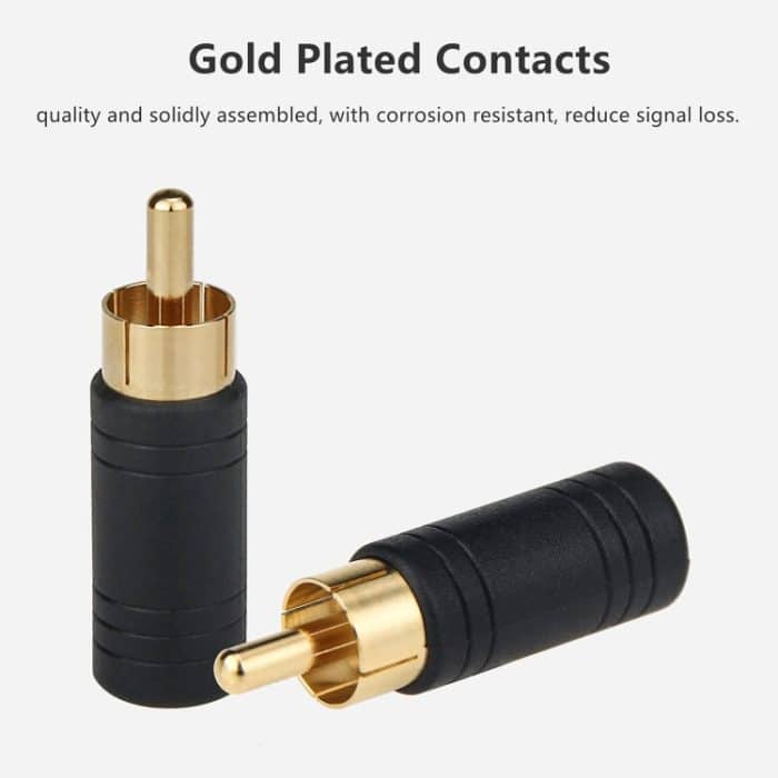 Cinch-Stecker an 6,35-mm-Stereobuchse – Bild 4