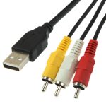 USB zu 3 x Cinch-Stecker, Länge: 1,5 m